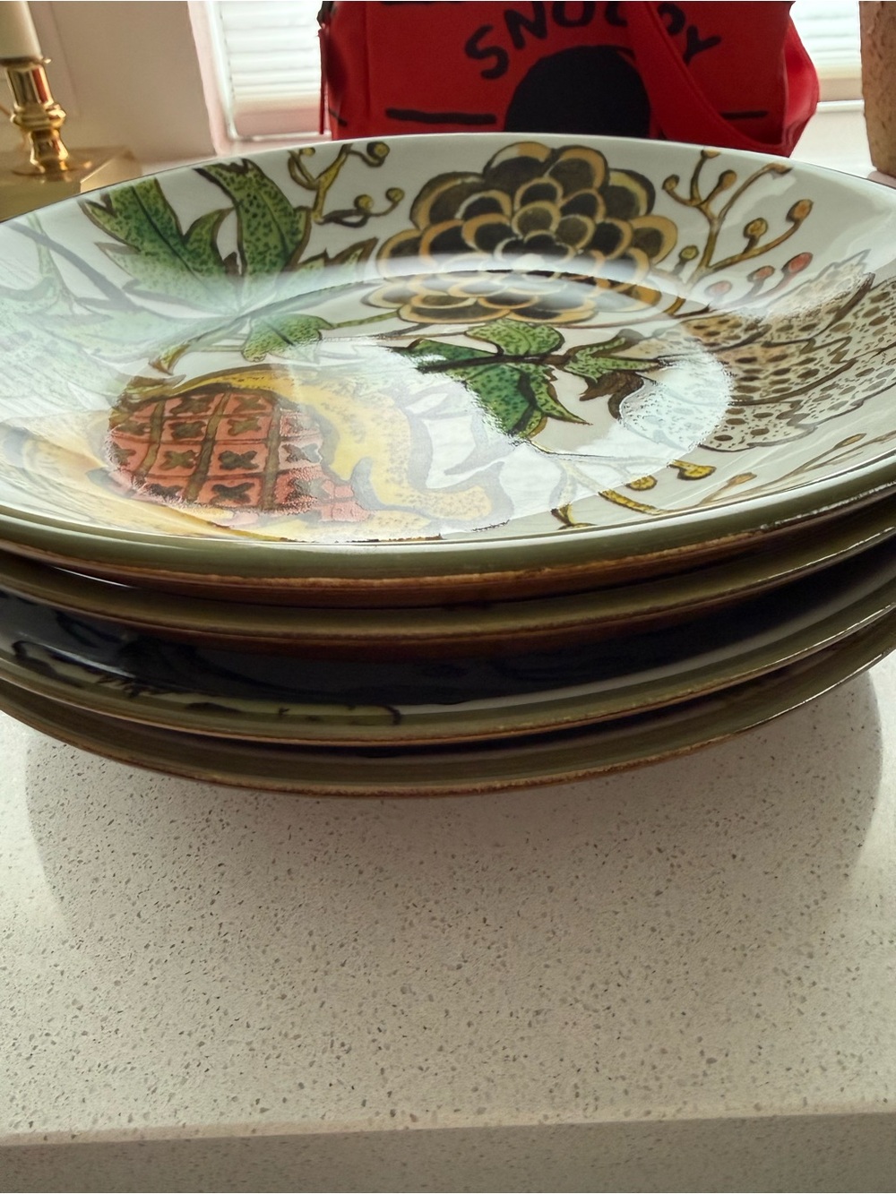 William Sonoma Pomegranate Pasta Bowls - Picture 3 of 3